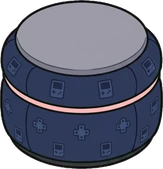 Poufs and ottomans, a sticker from the Gamer's Bedroom world