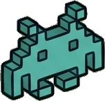 Little things, a sticker from the Gamer's Bedroom world