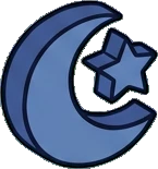 Little things, a sticker from the Gamer's Bedroom world