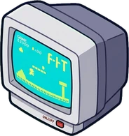 Screens and monitors, a sticker from the Gamer's Bedroom world