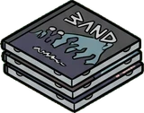 Shelf things, a sticker from the Gamer's Bedroom world