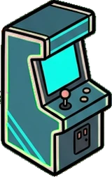 Shelf things, a sticker from the Gamer's Bedroom world