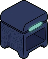 Side tables, a sticker from the Gamer's Bedroom world