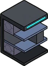 Side tables, a sticker from the Gamer's Bedroom world