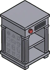 Side tables, a sticker from the Gamer's Bedroom world
