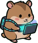 Cats and small animals, a sticker from the Gamer's Bedroom world