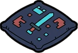 Cushions and blankets, a sticker from the Gamer's Bedroom world
