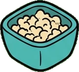 Food and drinks, a sticker from the Gamer's Bedroom world