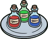 Food and drinks, a sticker from the Gamer's Bedroom world