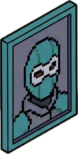 Wall art and frames, a sticker from the Gamer's Bedroom world
