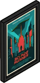 Wall art and frames, a sticker from the Gamer's Bedroom world