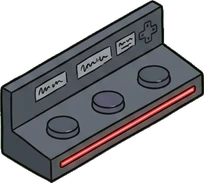 Wall shelves, a sticker from the Gamer's Bedroom world