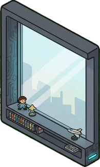 Windows, a sticker from the Gamer's Bedroom world