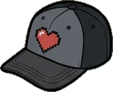 Bags, hats and shoes, a sticker from the Gamer's Bedroom world