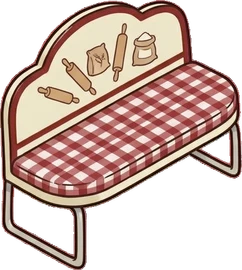 Benches, a sticker from the Grandma's Kitchen world