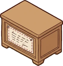 Chests and trunks, a sticker from the Grandma's Kitchen world
