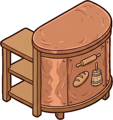 Counters, a sticker from the Grandma's Kitchen world