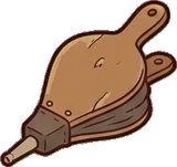 Baskets and floor things, a sticker from the Grandma's Kitchen world