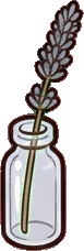 Small plants, a sticker from the Grandma's Kitchen world