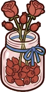 Small plants, a sticker from the Grandma's Kitchen world