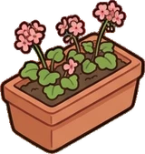Small plants, a sticker from the Grandma's Kitchen world