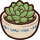 Small plants, a sticker from the Grandma's Kitchen world