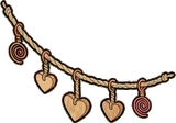Garlands and hanging things, a sticker from the Grandma's Kitchen world