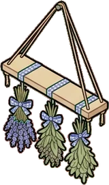 Garlands and hanging things, a sticker from the Grandma's Kitchen world