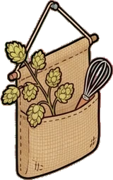 Garlands and hanging things, a sticker from the Grandma's Kitchen world