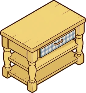 Fireplaces and stoves, a sticker from the Grandma's Kitchen world