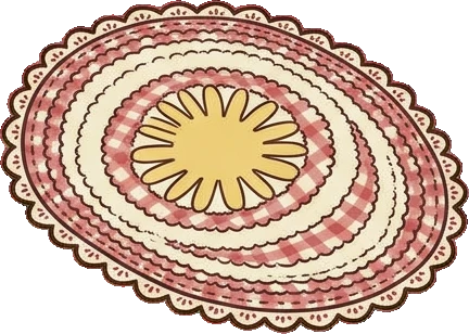 Rugs, a sticker from the Grandma's Kitchen world