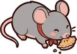 Cats and small animals, a sticker from the Grandma's Kitchen world