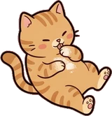 Cats and small animals, a sticker from the Grandma's Kitchen world