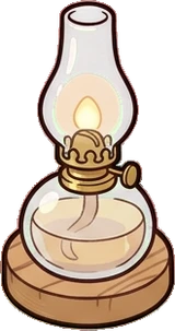 Candles and small lights, a sticker from the Grandma's Kitchen world