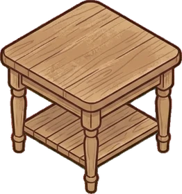 Tables for two, a sticker from the Grandma's Kitchen world