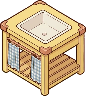 Tables, a sticker from the Grandma's Kitchen world