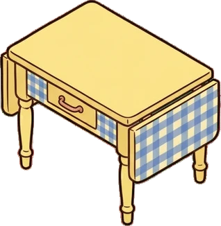 Tables, a sticker from the Grandma's Kitchen world