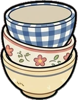 Food and drinks, a sticker from the Grandma's Kitchen world