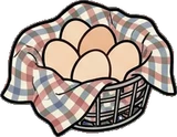 Food and drinks, a sticker from the Grandma's Kitchen world