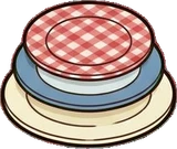 Food and drinks, a sticker from the Grandma's Kitchen world