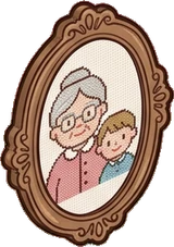 Wall art and frames, a sticker from the Grandma's Kitchen world