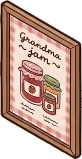 Wall art and frames, a sticker from the Grandma's Kitchen world