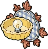 Wall lights, a sticker from the Grandma's Kitchen world