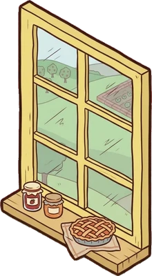 Windows, a sticker from the Grandma's Kitchen world