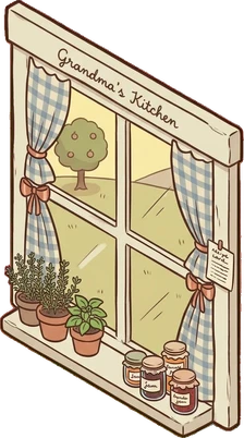 Windows, a sticker from the Grandma's Kitchen world