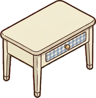 Desks and workbenches, a sticker from the Grandma's Kitchen world