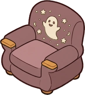 Armchairs, a sticker from the Halloween Night world
