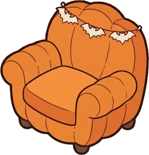 Armchairs, a sticker from the Halloween Night world