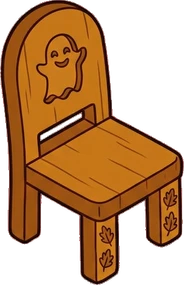 Chairs, a sticker from the Halloween Night world