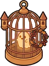 Pet beds and homes, a sticker from the Halloween Night world